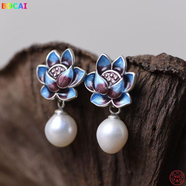 stud 100% s925 sterling silver cloisonne earrings retro lotus pattern pearl charm enamel jewelry pure argentum jade earstud for women, Golden;silver
stud 100% s925 sterling silver cloisonne earrings retro lotus pattern pearl charm enamel jewelry pure argentum jade earstud for women, Golden;silver