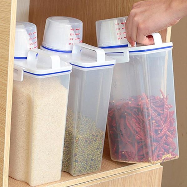 portable size transparent plastic kitchen cereal container grain storage case bean bin rice box bottles & jars
portable size transparent plastic kitchen cereal container grain storage case bean bin rice box bottles & jars