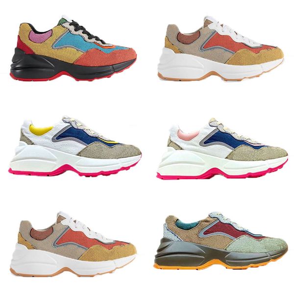 wholesale luxurys designers casual shoes rhyton vintage sneakers men women platform dad sneaker chaussures ladies trainers, Black
wholesale luxurys designers casual shoes rhyton vintage sneakers men women platform dad sneaker chaussures ladies trainers, Black