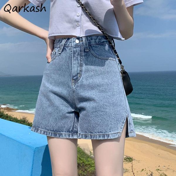 women's shorts women summer all-match college denim pure korean style oversized wide-leg simple design bf casual loose workout side-sli, White;black
women's shorts women summer all-match college denim pure korean style oversized wide-leg simple design bf casual loose workout side-sli, White;black
