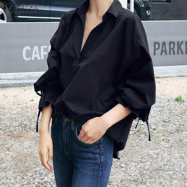 fashion solid women's autumn blouse zanzea 2021 casual long sleeve shirts female lapel solid blusas plus size chemise 5xl, White
fashion solid women's autumn blouse zanzea 2021 casual long sleeve shirts female lapel solid blusas plus size chemise 5xl, White
