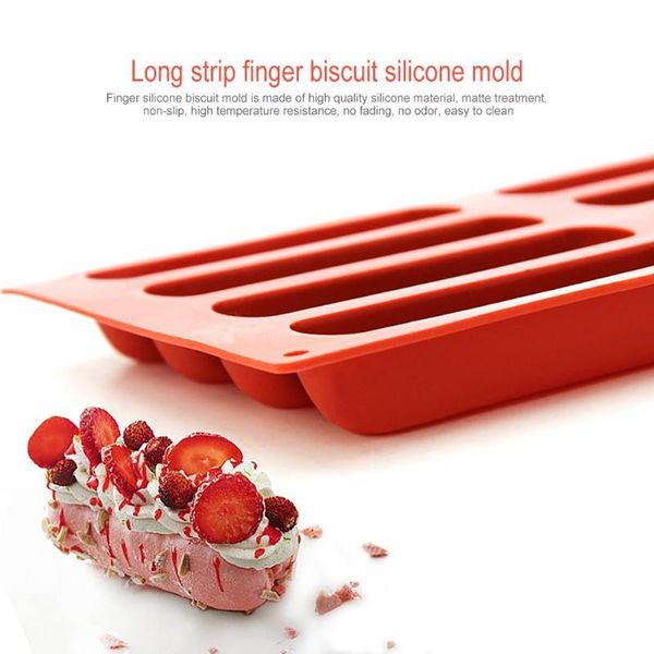 cake tools long strip finger biscuit silicone mold 8 holes oven mould bakeware fingers puff ice cube tray kitchen baking
cake tools long strip finger biscuit silicone mold 8 holes oven mould bakeware fingers puff ice cube tray kitchen baking