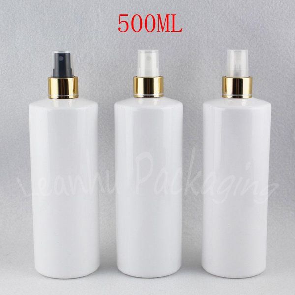 500ml white flat shoulder plastic bottle with gold spray pump , 500cc toner / water packaging bottle , makeup sub-bottling
500ml white flat shoulder plastic bottle with gold spray pump , 500cc toner / water packaging bottle , makeup sub-bottling