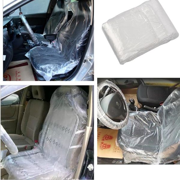100 pieces disposable plastic car seat covers repair service and vehicle maintenance
100 pieces disposable plastic car seat covers repair service and vehicle maintenance