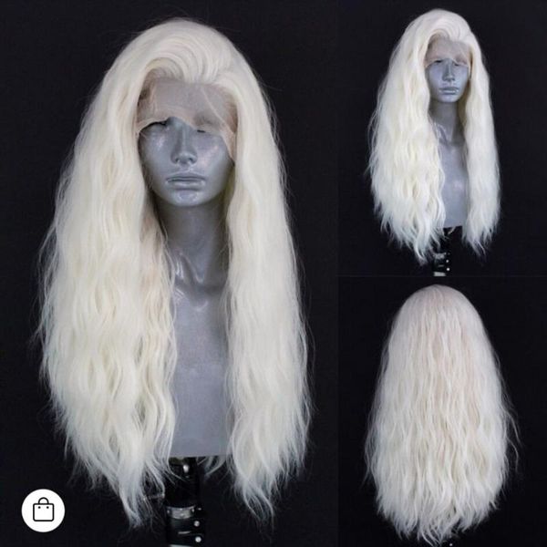 synthetic wigs natural wavy platinum blonde lace front wig heat resistant fiber for women daily, Black
synthetic wigs natural wavy platinum blonde lace front wig heat resistant fiber for women daily, Black