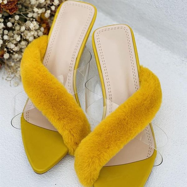 sandals women's high heels open pointed toe female slippers fashion fur design handmade slip-on plus size office ladies, Black
sandals women's high heels open pointed toe female slippers fashion fur design handmade slip-on plus size office ladies, Black