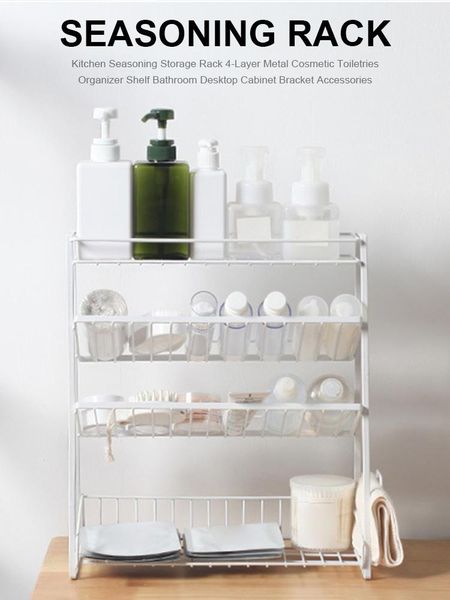 kitchen storage & organization seasoning rack 4-layer metal cosmetic toiletries organizer shelf bathroom deskcabinet bracket accessories
kitchen storage & organization seasoning rack 4-layer metal cosmetic toiletries organizer shelf bathroom deskcabinet bracket accessories