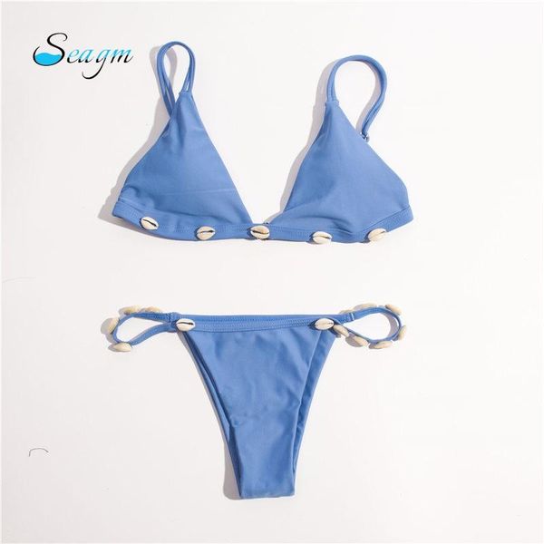 bikinis set solid women' swimmming suit shell swimsuit brazillian bikini 2021 swimwear bathing female biquini 139
bikinis set solid women' swimmming suit shell swimsuit brazillian bikini 2021 swimwear bathing female biquini 139
