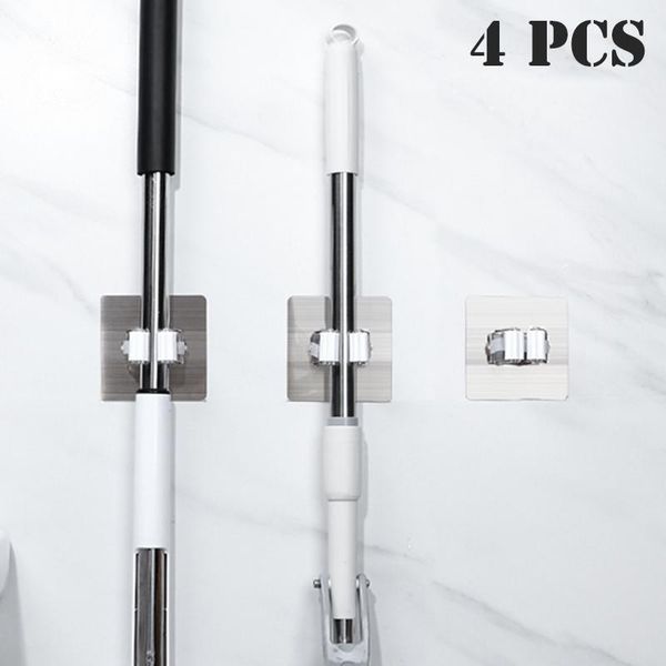 hooks & rails hanger hook kitchen bathroom strong 2/4pcs adhesive multi-purpose wall mounted mop organizer holder rackbrush broom 
hooks & rails hanger hook kitchen bathroom strong 2/4pcs adhesive multi-purpose wall mounted mop organizer holder rackbrush broom