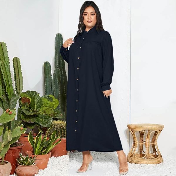 plus size dresses zanzea women muslim shirt dress summe elegant casual long sleeve maxi vestidos turkish sundress button oversize robe, Black
plus size dresses zanzea women muslim shirt dress summe elegant casual long sleeve maxi vestidos turkish sundress button oversize robe, Black