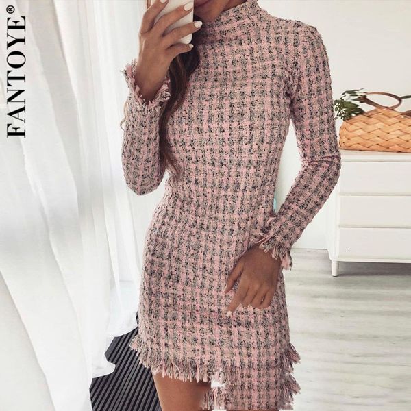 2021 new slim turtleneck plaid mini for pink long sleeve women ny spring streetwear elastic outwear vestido 4r4q, Black;gray
2021 new slim turtleneck plaid mini for pink long sleeve women ny spring streetwear elastic outwear vestido 4r4q, Black;gray