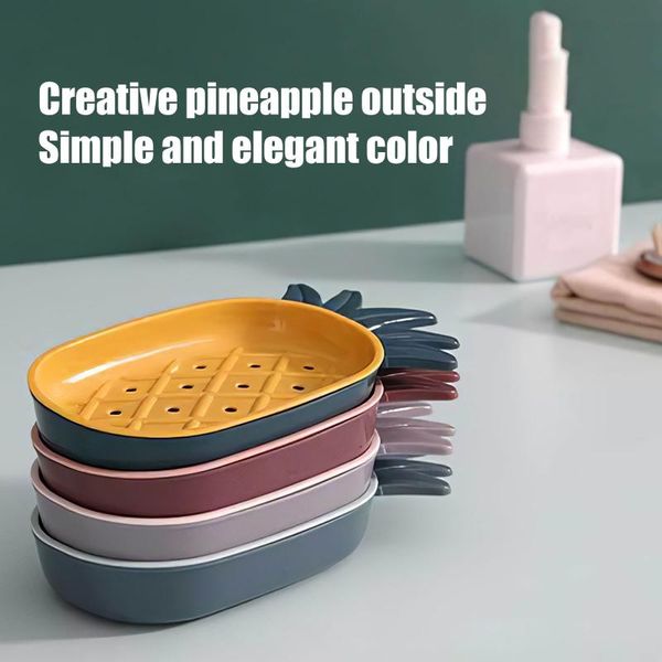 soap dishes bathroom pp drain dish dual layers pineapple shape box storage easy clean holder supply
soap dishes bathroom pp drain dish dual layers pineapple shape box storage easy clean holder supply