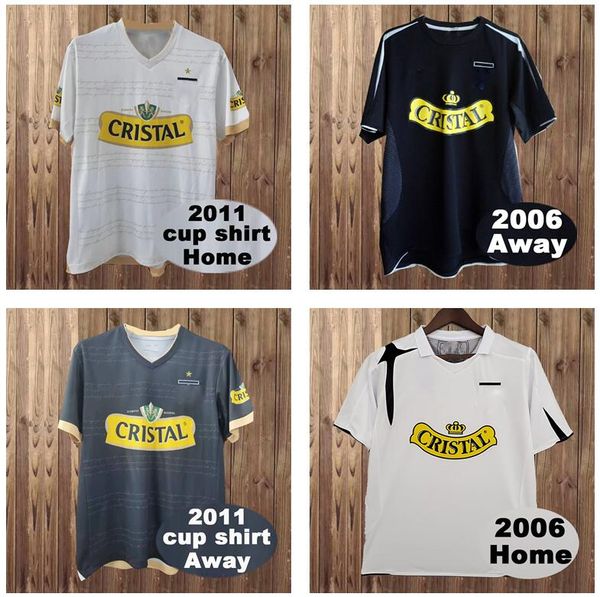 1991 2006 colo colo retro soccer jersey 2011 cup shirt angel fernrndez vidrl lerl home white away black short sleeve football shirtmfd, Black;yellow
1991 2006 colo colo retro soccer jersey 2011 cup shirt angel fernrndez vidrl lerl home white away black short sleeve football shirtmfd, Black;yellow