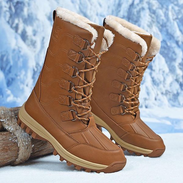 boots winter ladies snow boots, outdoor non-slip hiking warm couple cotton comfortable and fashionable ankle, Black
boots winter ladies snow boots, outdoor non-slip hiking warm couple cotton comfortable and fashionable ankle, Black