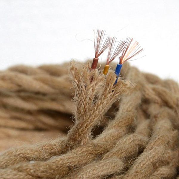 5mvintage rope wire twisted cable retro braided electrical wire fabric diy pendant lamp vintage lamp
5mvintage rope wire twisted cable retro braided electrical wire fabric diy pendant lamp vintage lamp