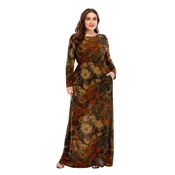 plus size dresses 2021 autumn winter dress 5xl women long sleeve retro floral print vintage pockets high waist maxi, Black
plus size dresses 2021 autumn winter dress 5xl women long sleeve retro floral print vintage pockets high waist maxi, Black