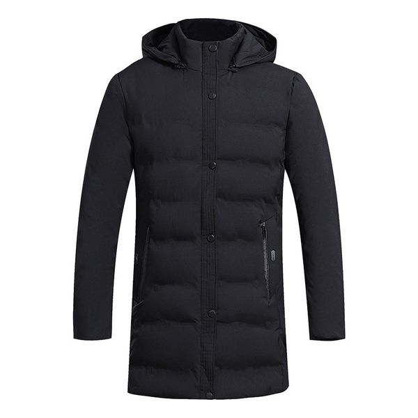 2019 new men's winter jacket thick middle-aged warm long coat cotton clothes men parkas large size 5xl, Black
2019 new men's winter jacket thick middle-aged warm long coat cotton clothes men parkas large size 5xl, Black