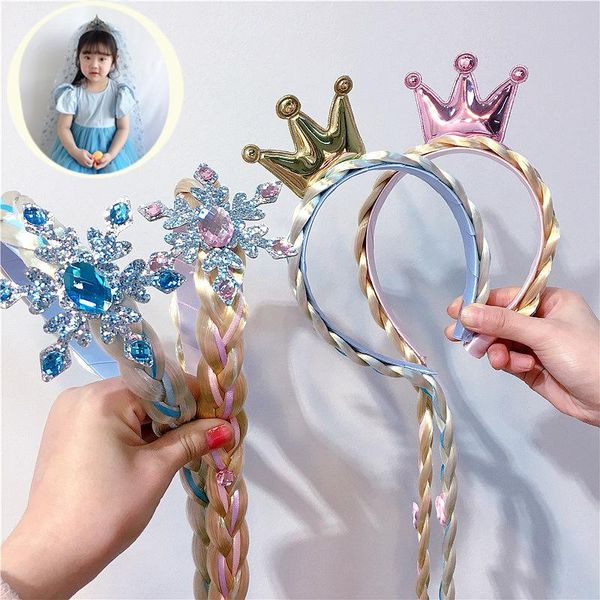 hair accessories ice and snow wig braids children's crown princess headbands queen aisha headdress girls headband, Slivery;white
hair accessories ice and snow wig braids children's crown princess headbands queen aisha headdress girls headband, Slivery;white