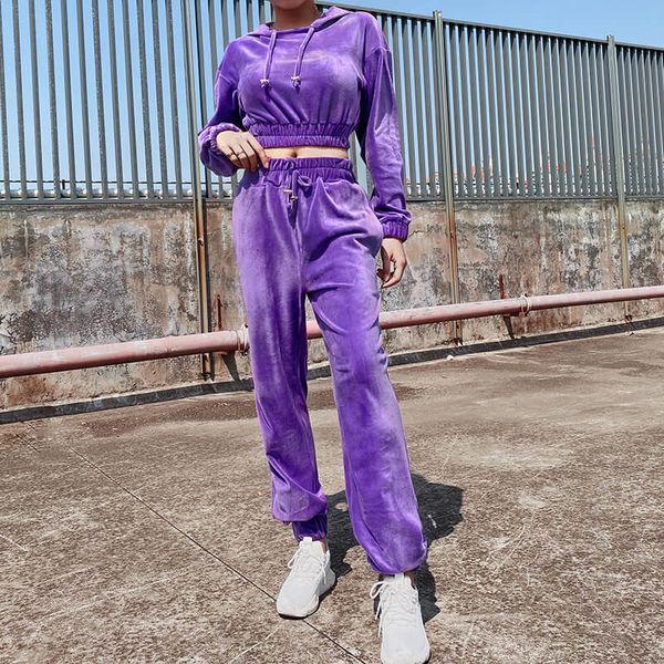 2021 new thick tracksuit women clothes two piece set long pants and crop solid lounge wear autumn winter femme 2 pieces sweat suit v5ho, White
2021 new thick tracksuit women clothes two piece set long pants and crop solid lounge wear autumn winter femme 2 pieces sweat suit v5ho, White