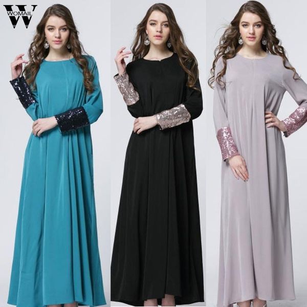 casual dresses womail muslim dress women 2021 dubai o-neck long sleeve sequin arab islam abaya jilbab maxi party 927, Black;gray
casual dresses womail muslim dress women 2021 dubai o-neck long sleeve sequin arab islam abaya jilbab maxi party 927, Black;gray