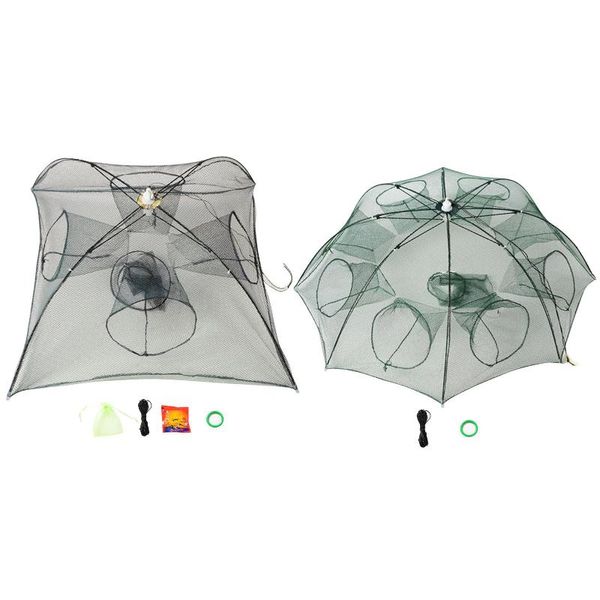 fishing accessories 4/8 holes automatic net shrimp cage nylon foldable fish trap cast fold crab network tool
fishing accessories 4/8 holes automatic net shrimp cage nylon foldable fish trap cast fold crab network tool