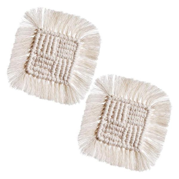 mats & pads handmade cotton coasters,set square woven thick lace table thermal pads, with tels,for office and home kitchen(2 pcs)
mats & pads handmade cotton coasters,set square woven thick lace table thermal pads, with tels,for office and home kitchen(2 pcs)