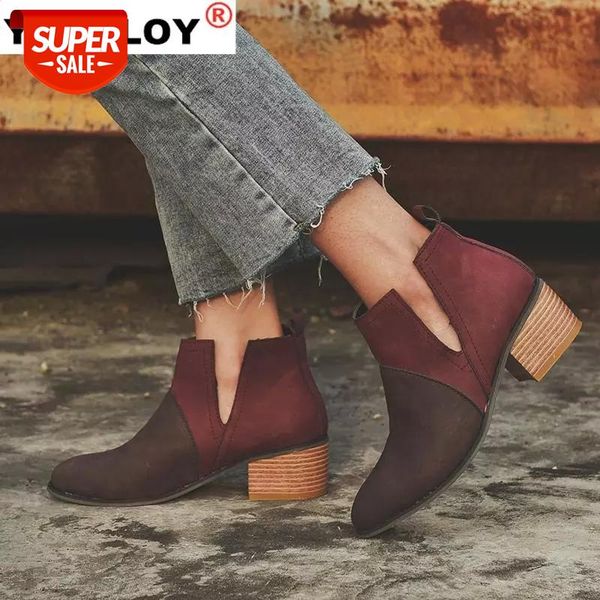 autumn women shoes retro high heel ankle boots female block mid heels casual botas mujer booties feminina plus size 43 #3l89, Black
autumn women shoes retro high heel ankle boots female block mid heels casual botas mujer booties feminina plus size 43 #3l89, Black