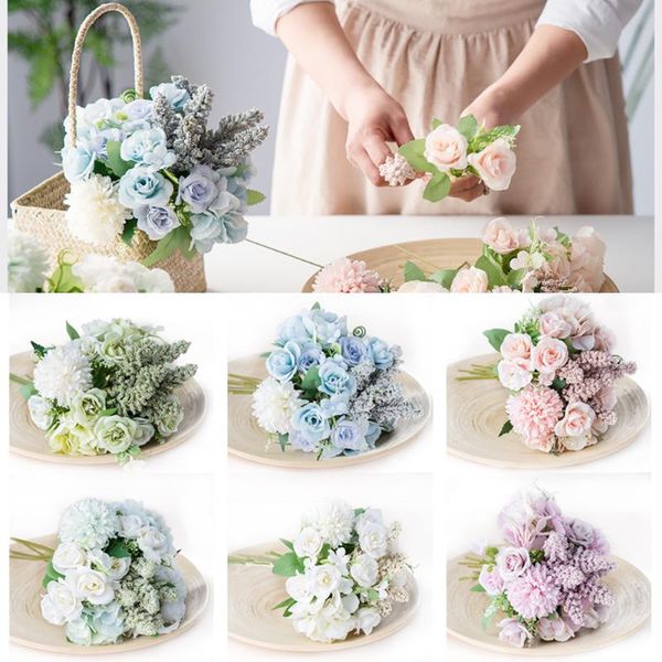 new 13 heads artificial rose bouquet silk peony rose camellia flowers bridal wedding bouquet home festival birthday party decor
new 13 heads artificial rose bouquet silk peony rose camellia flowers bridal wedding bouquet home festival birthday party decor