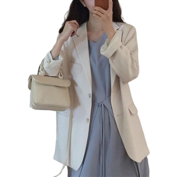 women's suits & blazers vicabo women 2021 autumn fashion solid simple breasted vintage slim office lady suit business female blazer coa, White;black
women's suits & blazers vicabo women 2021 autumn fashion solid simple breasted vintage slim office lady suit business female blazer coa, White;black