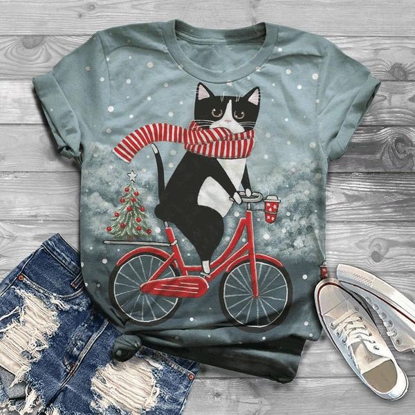 women's t-shirt women cat printed casual cotton cute short sleeve summer tee o-neck cartoon scarf printing shirt 2021, White
women's t-shirt women cat printed casual cotton cute short sleeve summer tee o-neck cartoon scarf printing shirt 2021, White