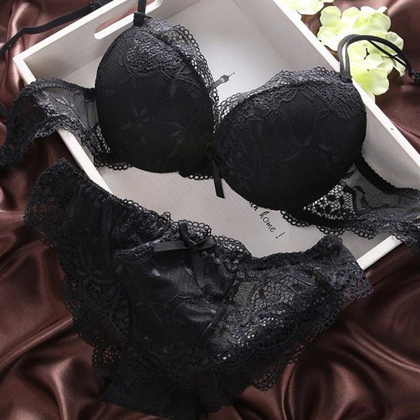 bras sets women lace bra set thick deep v-neck luxury plus size lingerie padded soft push up 2 pieces, Red;black
bras sets women lace bra set thick deep v-neck luxury plus size lingerie padded soft push up 2 pieces, Red;black
