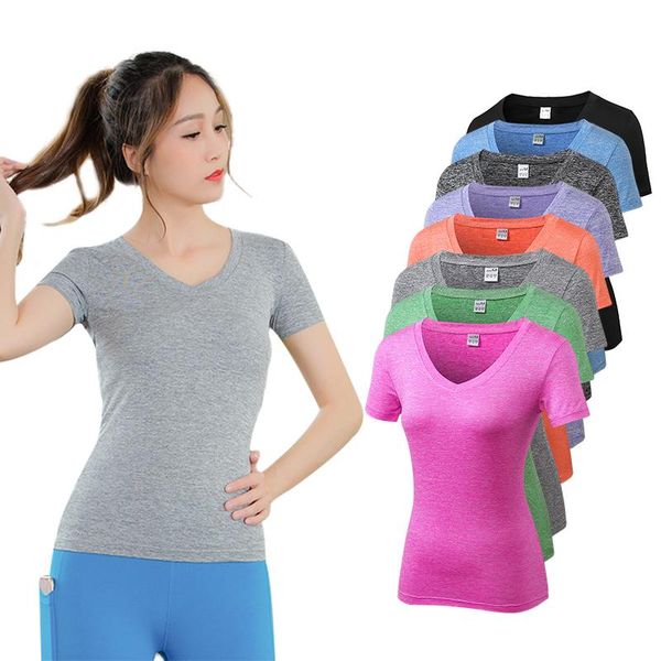 yoga outfit 2021 sports for women sport fitness t shirt v-neck quick dry running t-shirts big size 2xl
yoga outfit 2021 sports for women sport fitness t shirt v-neck quick dry running t-shirts big size 2xl