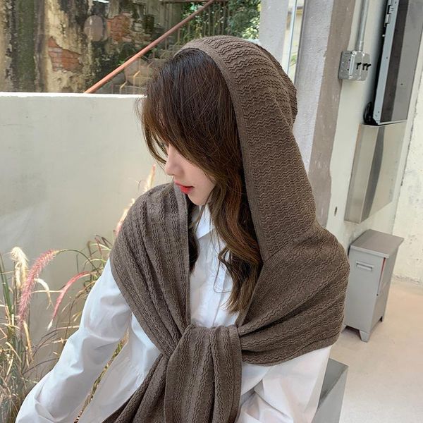 scarves 2021 solid color winter knitted hooded scarf pullover headscarf women warm hijab bandanas female shawl wraps thick neckerchief, Blue;gray
scarves 2021 solid color winter knitted hooded scarf pullover headscarf women warm hijab bandanas female shawl wraps thick neckerchief, Blue;gray