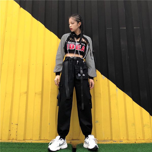 harajuku gothic cargo pants women streetwear black high waisted pants harajuku plus size trousers casual harem pants, Black;white
harajuku gothic cargo pants women streetwear black high waisted pants harajuku plus size trousers casual harem pants, Black;white