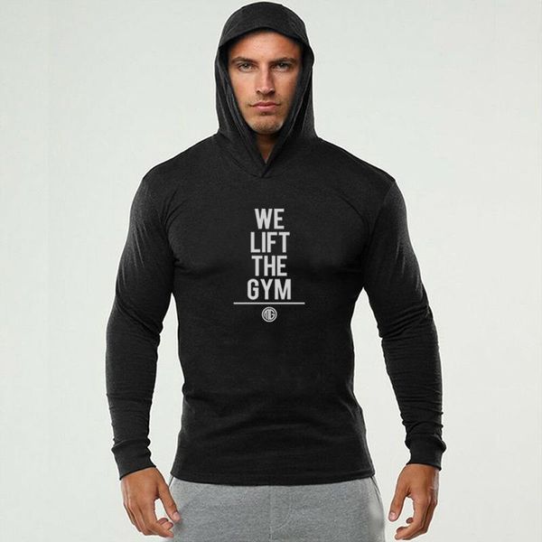 men's t-shirts muscleguys brand men clothes long sleeve slim fit t shirt cotton t-shirt with hoodies fitness gym hooded male, White;black
men's t-shirts muscleguys brand men clothes long sleeve slim fit t shirt cotton t-shirt with hoodies fitness gym hooded male, White;black
