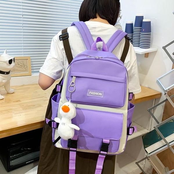school bags 4 piece suit children's backpack cute women's student bookbag for teens girls mochilas 2021
school bags 4 piece suit children's backpack cute women's student bookbag for teens girls mochilas 2021