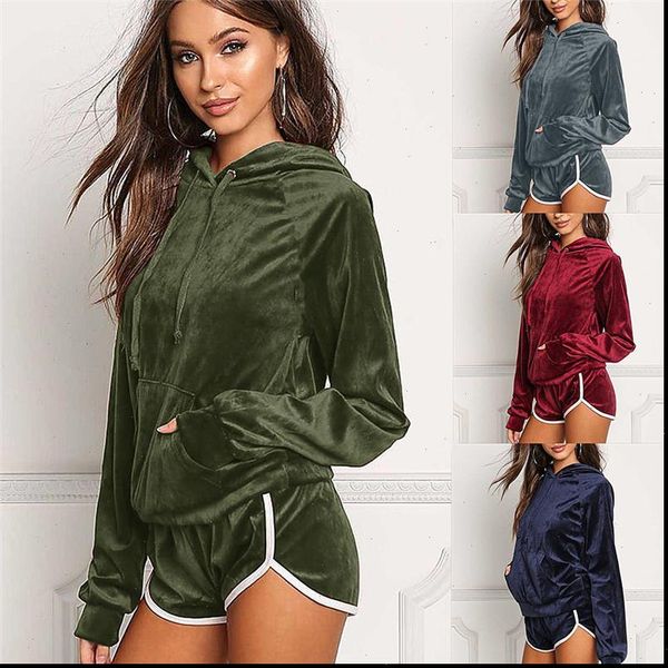 velour tracksuit women two piece set long sleeve and pants velvet jogging suit summer clothing fitness sports outfits, Gray
velour tracksuit women two piece set long sleeve and pants velvet jogging suit summer clothing fitness sports outfits, Gray