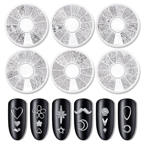 nail art decorations 1 disc drill charms12 grids manicure rivet jewelry/ moon star-siver metal decoration/ hollow alloy manicure#sy02, Silver;gold
nail art decorations 1 disc drill charms12 grids manicure rivet jewelry/ moon star-siver metal decoration/ hollow alloy manicure#sy02, Silver;gold
