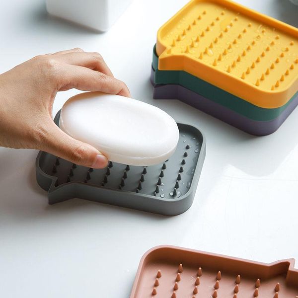 soap dishes simple silicone box kitchen toilet bathroom handmade non-slip dish 
soap dishes simple silicone box kitchen toilet bathroom handmade non-slip dish