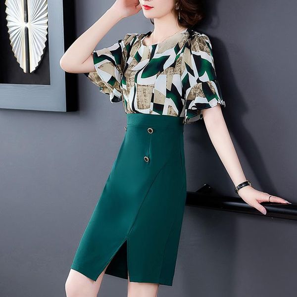 casual dresses ol midi dress women summer short flare sleeves print office work ladies split thin bodycon pencil robe, Black;gray
casual dresses ol midi dress women summer short flare sleeves print office work ladies split thin bodycon pencil robe, Black;gray