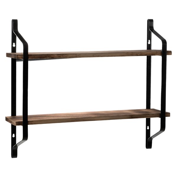 industrial wall mounted 2 tier floating wood shelves storage living room bedroom bathroom kitchen storage shelves
industrial wall mounted 2 tier floating wood shelves storage living room bedroom bathroom kitchen storage shelves