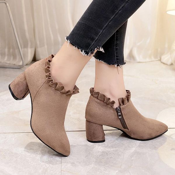 boots pointed toe ankle for women shoes winter female high heels zip floral woman luxury designers, Black
boots pointed toe ankle for women shoes winter female high heels zip floral woman luxury designers, Black