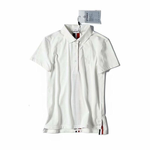 t shirt 2021 summer lapel short sleeve stitching loose thin side split net red blouse, White
t shirt 2021 summer lapel short sleeve stitching loose thin side split net red blouse, White