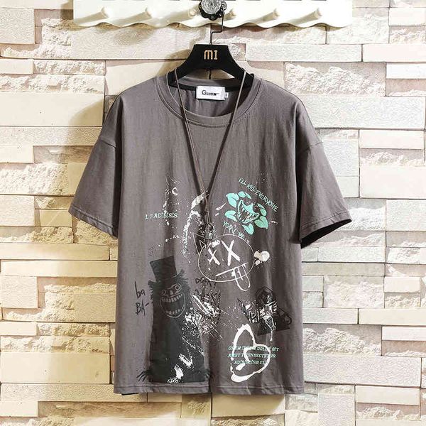 men's t-shirts fashion short sleeves casual o neck t-shirt print green cotton 2021 summer clothes tees tshirt oversize m-5xl h, White;black
men's t-shirts fashion short sleeves casual o neck t-shirt print green cotton 2021 summer clothes tees tshirt oversize m-5xl h, White;black