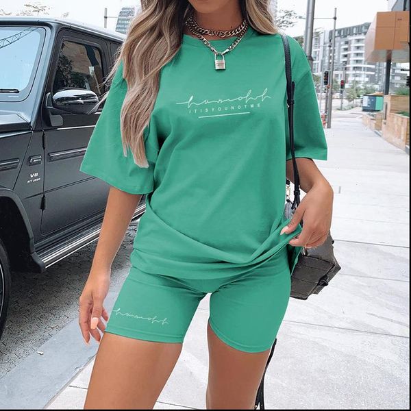 letter print two piece set atheleisure women tracksuits loose casual t shirt high waist skinny biker shorts sudadera, Gray
letter print two piece set atheleisure women tracksuits loose casual t shirt high waist skinny biker shorts sudadera, Gray