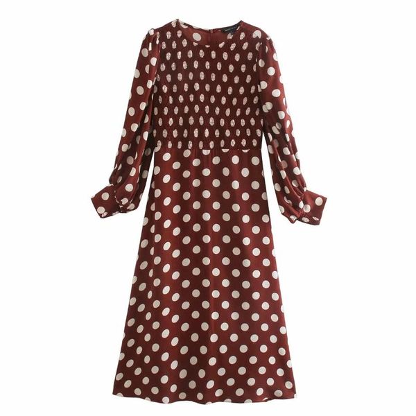 casual dresses women polka dot printing midi dress femme o-neck lantern sleeve clothes lady loose vestido d6665, Black;gray
casual dresses women polka dot printing midi dress femme o-neck lantern sleeve clothes lady loose vestido d6665, Black;gray