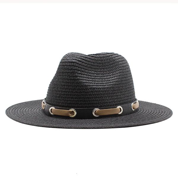 2021 new straw men beach outdoor wide brim black white with band belt vintage casual sun protective travel women hats rhij, Blue;gray
2021 new straw men beach outdoor wide brim black white with band belt vintage casual sun protective travel women hats rhij, Blue;gray