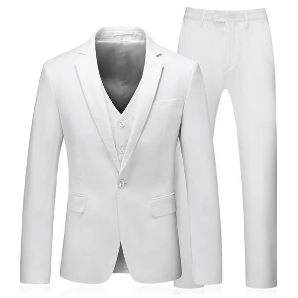men's suits & blazers business suit jacket coat trousers waistcoat wedding three pieces pants vest large size 5xl professional, White;black
men's suits & blazers business suit jacket coat trousers waistcoat wedding three pieces pants vest large size 5xl professional, White;black