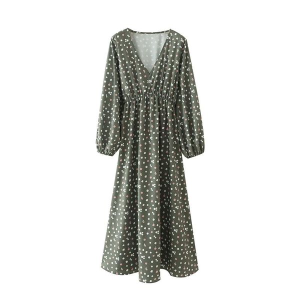 casual dresses 21197 european and american summer women's v-neck floral long sleeve waist dress, Black;gray
casual dresses 21197 european and american summer women's v-neck floral long sleeve waist dress, Black;gray