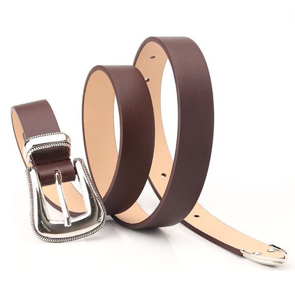 belts 2.4cm*105cm vintage metal buckle belt black pu leather punk wind jeans women female waistband, Black;brown
belts 2.4cm*105cm vintage metal buckle belt black pu leather punk wind jeans women female waistband, Black;brown